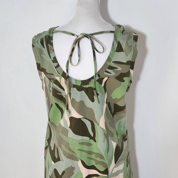 Sanctuary Green Camo Mini Dress NWT Size XS Casual Green Camouflage Print Dress - Picture 4 of 9